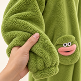 Reference-based product illustration: goof fleece detail.