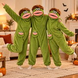 Styled product illustration: goof halloween friends based on the green Goof Suit reference.